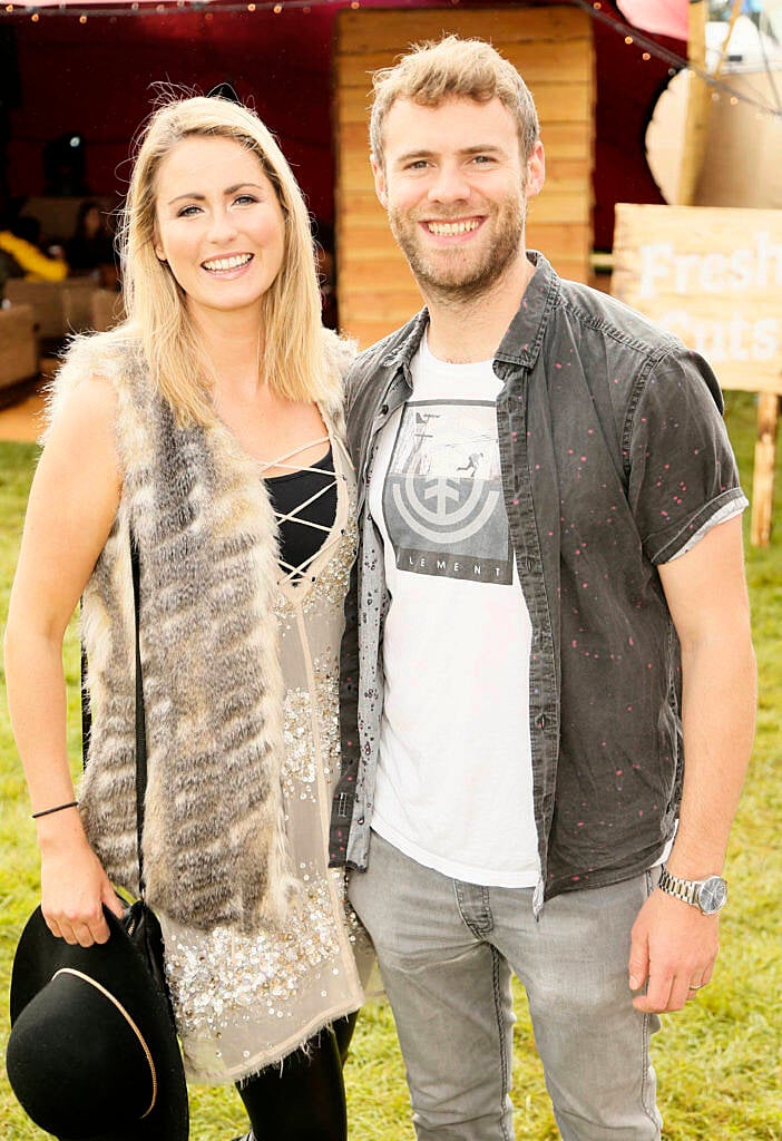 Sinead and Ollie Smith at the JUST EAT Retreat at Electric Picnic. photo Kieran Harnett