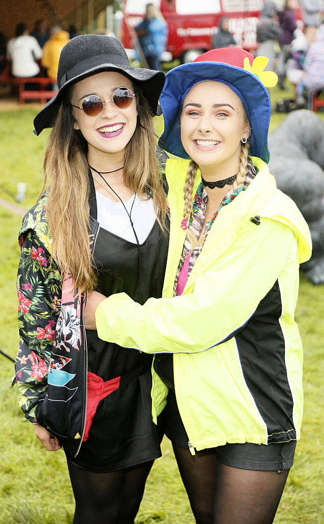 Shauna Smith and Cathy Collins at the JUST EAT Retreat at Electric Picnic. photo Kieran Harnett