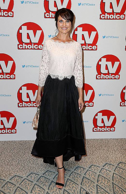 Emma Barton arrives for the TV Choice Awards at The Dorchester on September 5, 2016 in London, England. (Photo by Chris Jackson/Getty Images)