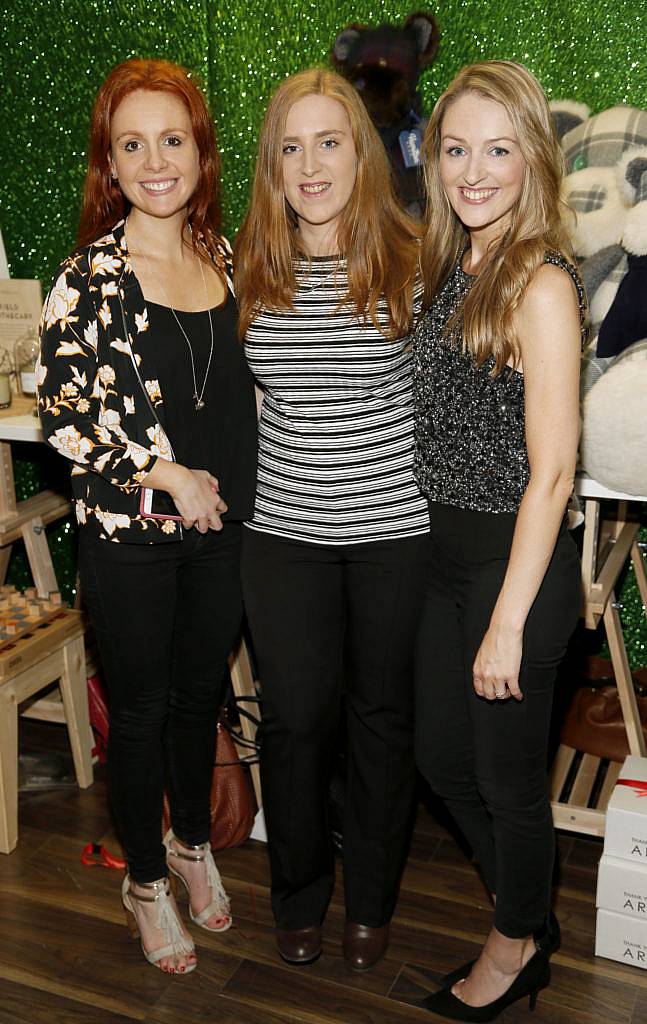 Jane Lundon, Emer O'Reilly and Natalie Burke attending the 'Gifted' by Arnotts media preview. The new 'Gifted' space will be open from 21st October-photo Kieran Harnett