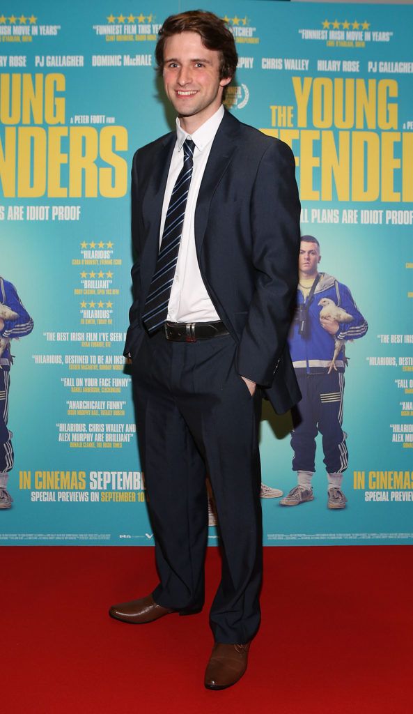 Tommy Harris at the Irish premiere screening of The Young Offenders at Cineworld, Dublin
(Photo by Brian McEvoy).