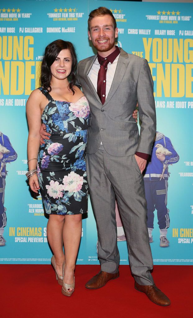 Megan Murphy and Paul McCabe at the Irish premiere screening of The Young Offenders at Cineworld, Dublin
(Photo by Brian McEvoy).