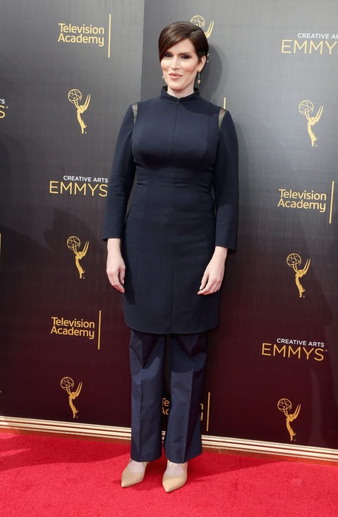 LOS ANGELES, CA - SEPTEMBER 10:  Our Lady J attends the 2016 Creative Arts Emmy Awards at Microsoft Theater on September 10, 2016 in Los Angeles, California.  (Photo by Frederick M. Brown/Getty Images)