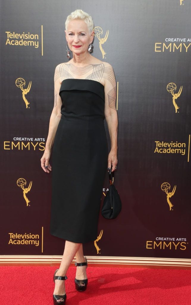 LOS ANGELES, CA - SEPTEMBER 10:  Costume Designer Lou Eyrich attends the 2016 Creative Arts Emmy Awards at Microsoft Theater on September 10, 2016 in Los Angeles, California.  (Photo by Frederick M. Brown/Getty Images)