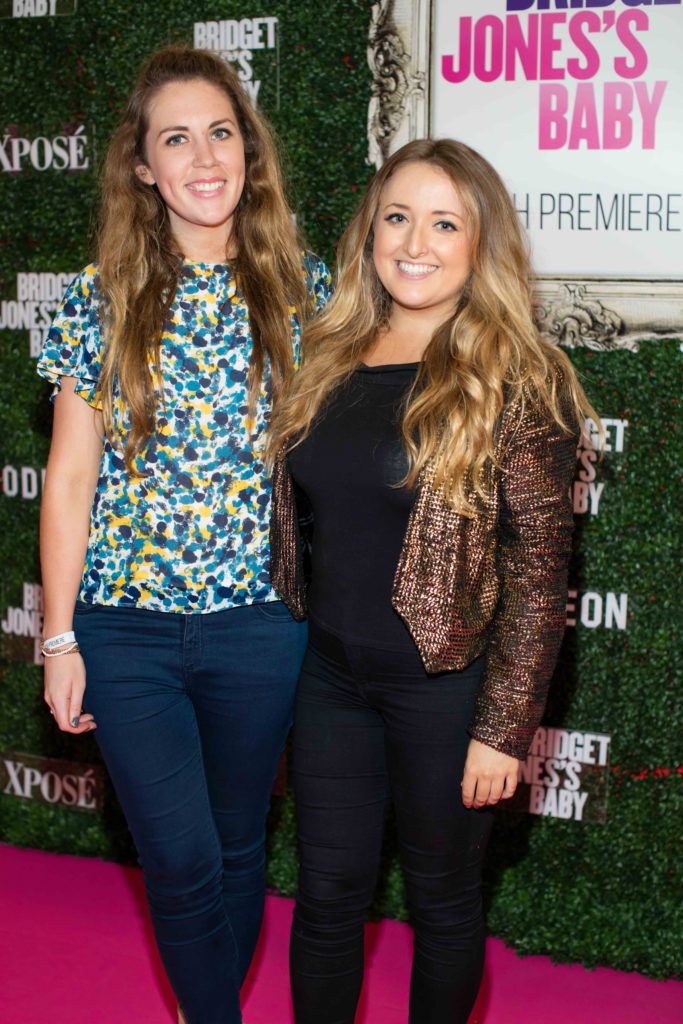 Rachael Ryan and Rebecca Shekleton pictured at the Universal Pictures Irish premiere of Bridget Jones's Baby at ODEON Point Village, Dublin 12/09/2016 (Photo by Anthony Woods).