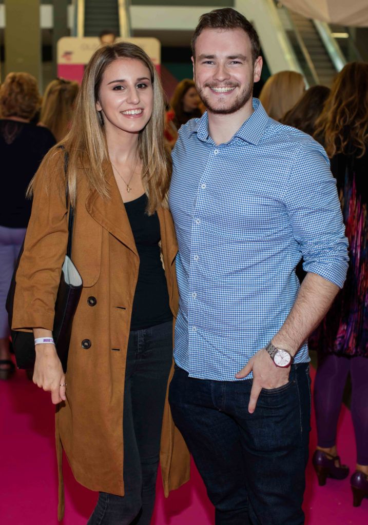 Eliza Teyssier and Adam Monks pictured at the Universal Pictures Irish premiere of Bridget Jones's Baby at ODEON Point Village, Dublin 12/09/2016 (Photo by Anthony Woods).