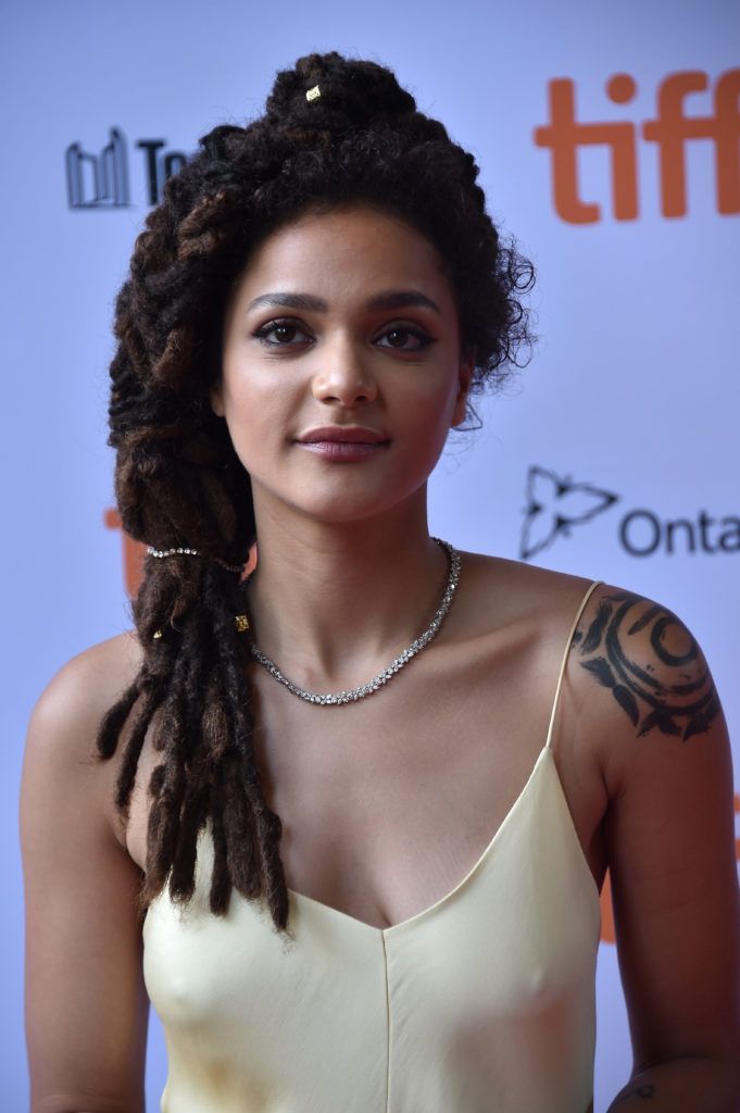 Actress Sasha Lane attends the "American Honey" premiere during the 2016 Toronto International Film Festival at Ryerson Theatre on September 11, 2016 in Toronto, Canada.  (Photo by Mike Windle/Getty Images)