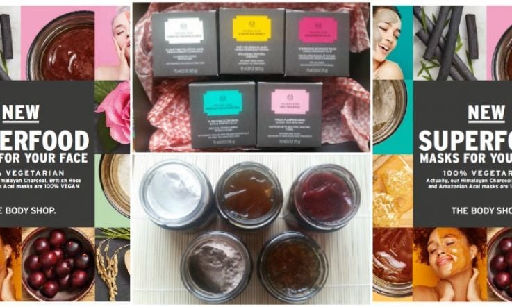 We try multi-masking with the new Body Shop superfood masks