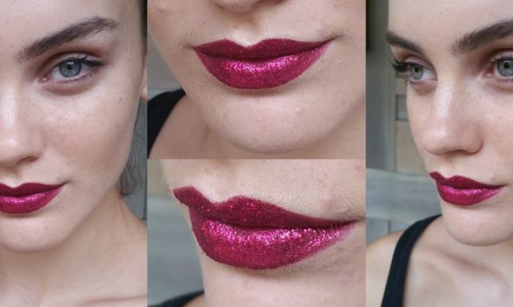 Are glitter lips the next big trend?
