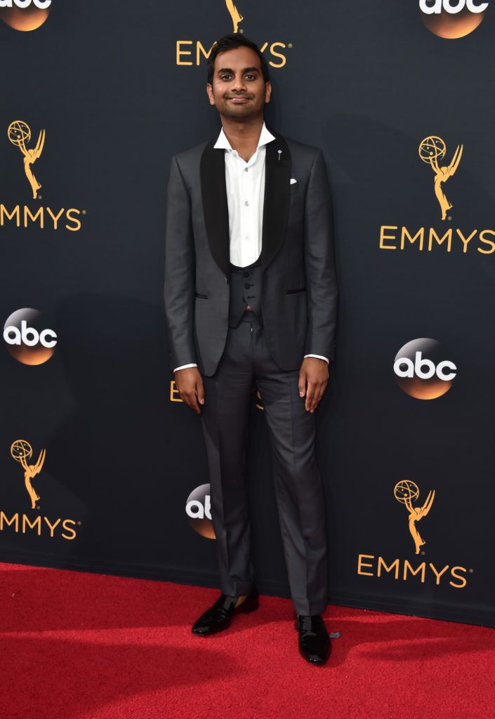 Actor Aziz Ansari attends the 68th Annual Primetime Emmy Awards at Microsoft Theater on September 18, 2016 in Los Angeles, California.  (Photo by Alberto E. Rodriguez/Getty Images)
