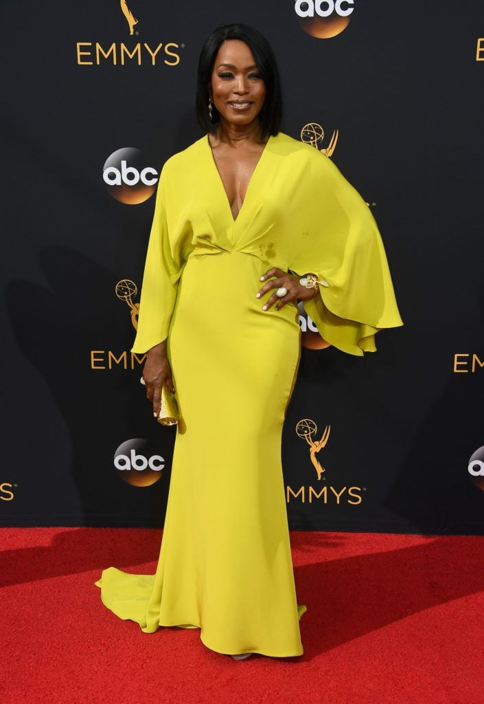 Actress Angela Bassett attends the 68th Annual Primetime Emmy Awards at Microsoft Theater on September 18, 2016 in Los Angeles, California.  (Photo by Frazer Harrison/Getty Images)