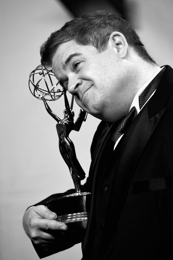 Comedian Patton Oswalt, winner of Best Writing for a Variety Special for Patton Oswalt: Talking for Clapping, attends the 68th Annual Primetime Emmy Awards at Microsoft Theater on September 18, 2016 in Los Angeles, California.  (Photo by Frazer Harrison/Getty Images)