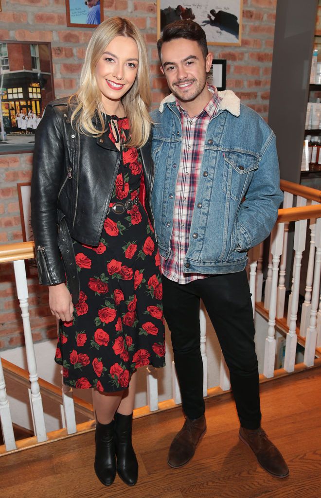 Blathnaid Treacy and Charlie Mooney pictured at the Kiehls reception to launch The Temple Street Hospital Route 66 Challenge at Kiehls on Wicklow Street Dublin. Picture: Brian McEvoy