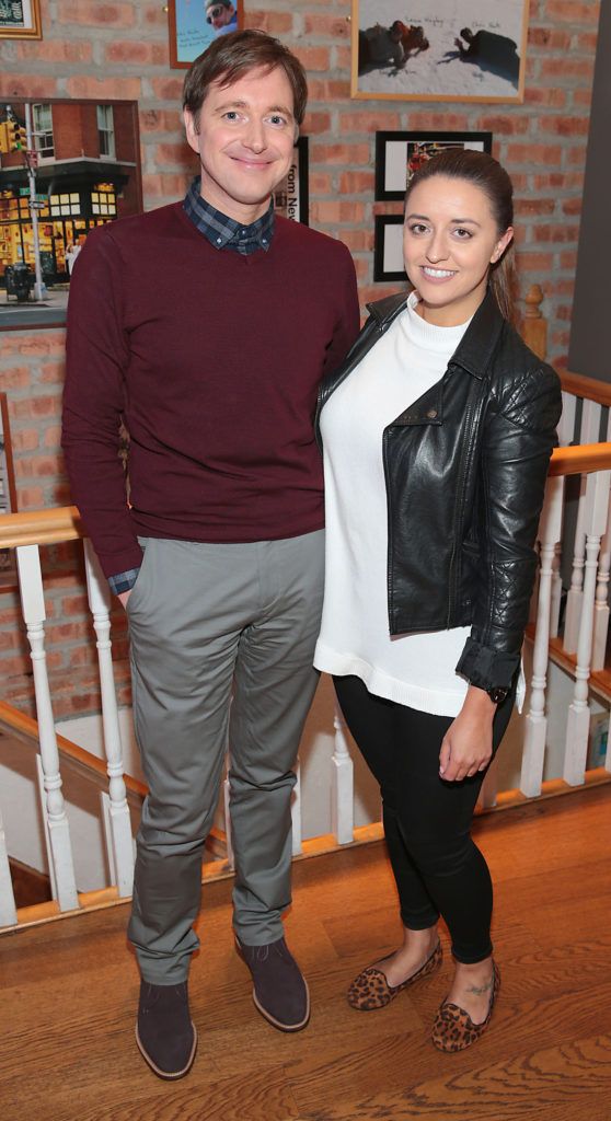 Norman Pratt and Jess Corcoran pictured at the Kiehls reception to launch The Temple Street Hospital Route 66 Challenge at Kiehls on Wicklow Street Dublin. Picture: Brian McEvoy
