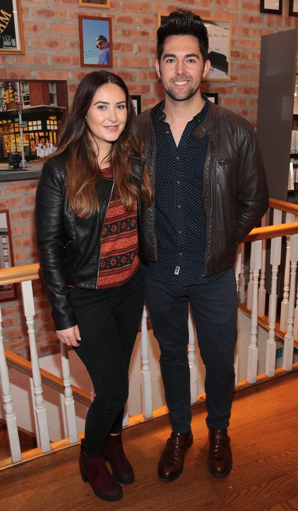 Orla McConnon and Edward Smith pictured at the Kiehls reception to launch The Temple Street Hospital Route 66 Challenge at Kiehls on Wicklow Street Dublin. Picture: Brian McEvoy