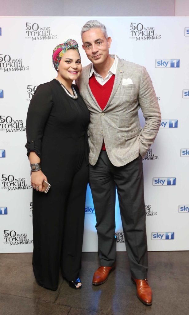 The Dublin premiere of 50 Ways To Kill Your Mammies, Sky 1’s International Emmy award winning show at the IFI, starring Baz and Nancy Ashmawy. Pictured are Mahy and Baz Ashmawy (Photography by Sasko Lazarov/Photocall Ireland).