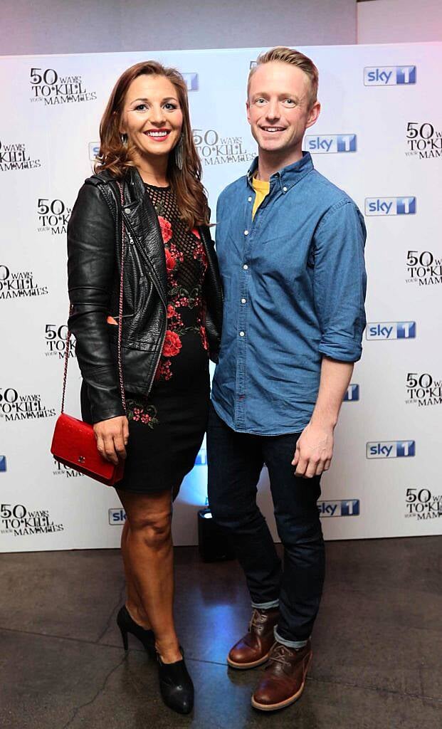 The Dublin premiere of 50 Ways To Kill Your Mammies, Sky 1’s International Emmy award winning show at the IFI, starring Baz and Nancy Ashmawy. Pictured are Denise Doyle and Mark O'Neill (Photography by Sasko Lazarov/Photocall Ireland).