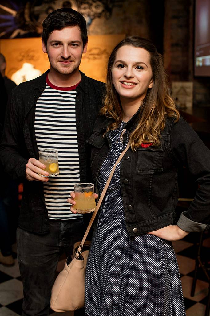 Colin Perkins and Fiona Hyde pictured at the launch of Hennessy by Scott Campbell in Camden Exchange. Photo: Anthony Woods