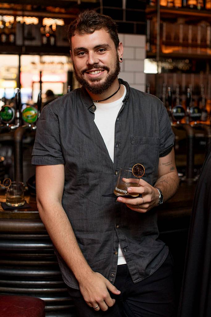 Daniel Mooney pictured at the launch of Hennessy by Scott Campbell in Camden Exchange. Photo: Anthony Woods