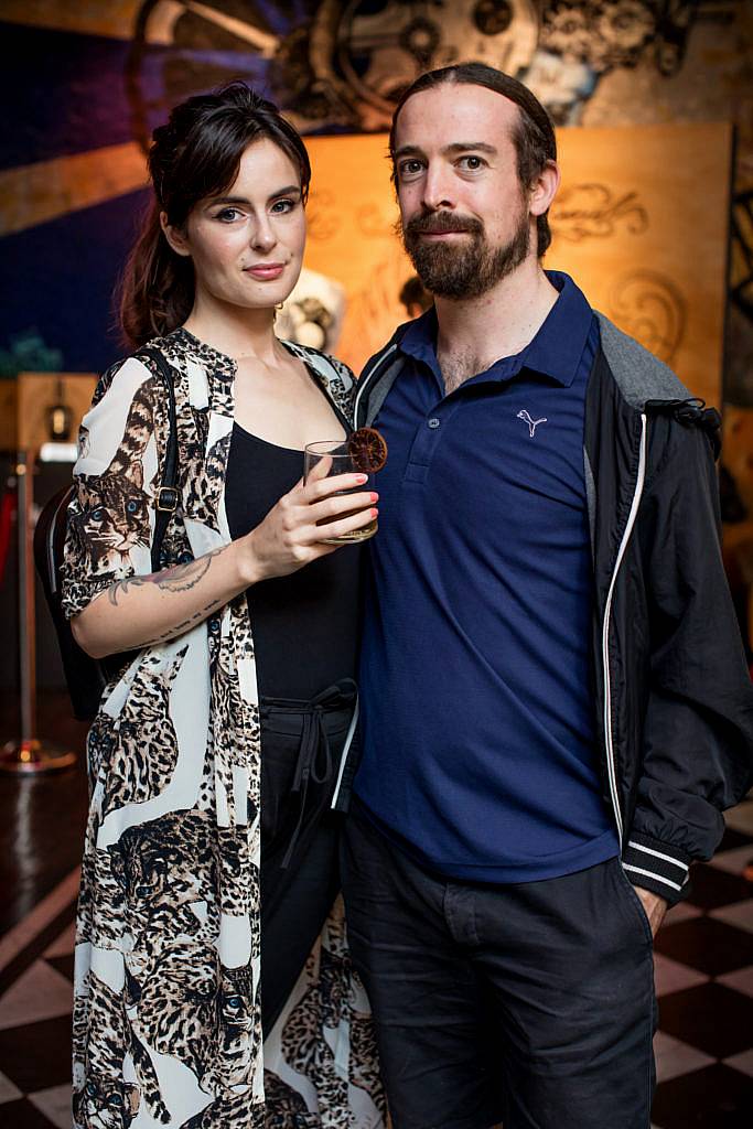 JR Doyle and Conor Garry pictured at the launch of Hennessy by Scott Campbell in Camden Exchange. Photo: Anthony Woods