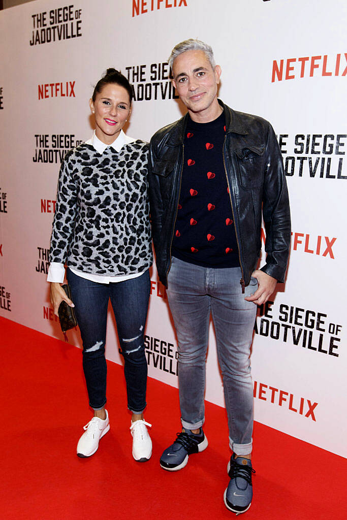 Pictured at The Siege of Jadotville Special Screening, Savoy Cinema, Dublin,19th September 2016 is Bazil Ashmawy with girlfriend  Tanya Evans. Picture Andres Poveda / Netflix