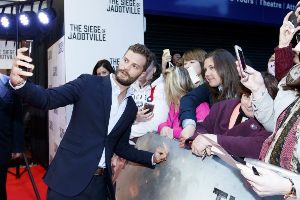 Pictured at The Siege of Jadotville Special Screening, Savoy Cinema, Dublin,19th September 2016 is Jamie Dornan who plays Commandant Pat Quinlan. Picture Andres Poveda / Netflix