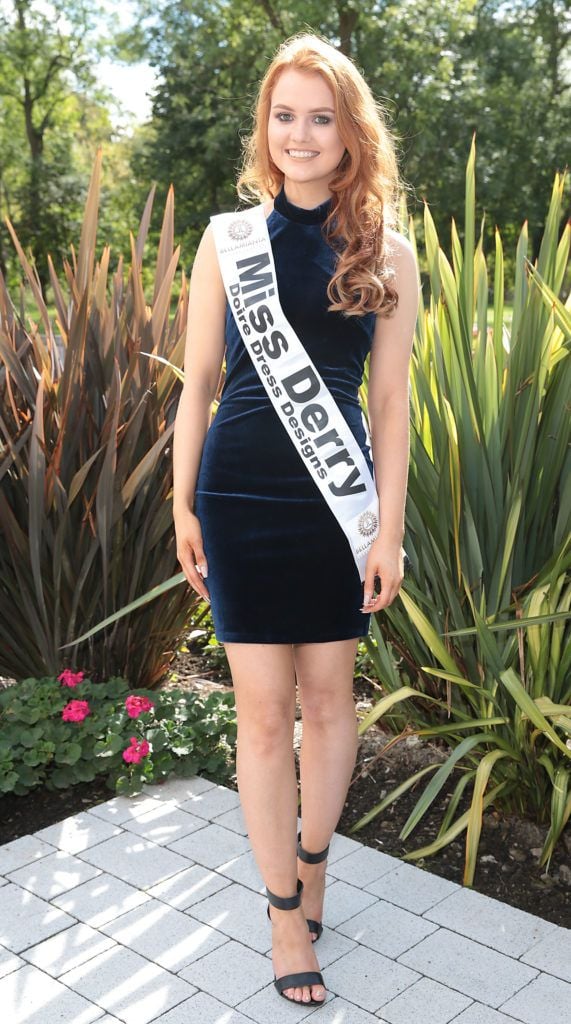 MISS DERRY
Kiera Doherty 19 year old Kiera is currently living in Letterkenny and employed full time in a bar/restaurant. She is a fluent Irish speaker pictured at the preview of finalists for in the Miss Ireland 2016 Competition (Pictures by Brian McEvoy).