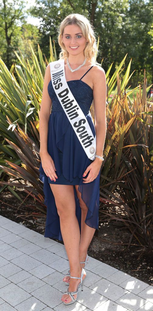 MISS DUBLIN SOUTH
Emma Doherty 21 years of age from Knocklyon, Dublin 16. Studying nursing in Trinity pictured at the preview of finalists for in the Miss Ireland 2016 Competition (Pictures by Brian McEvoy).