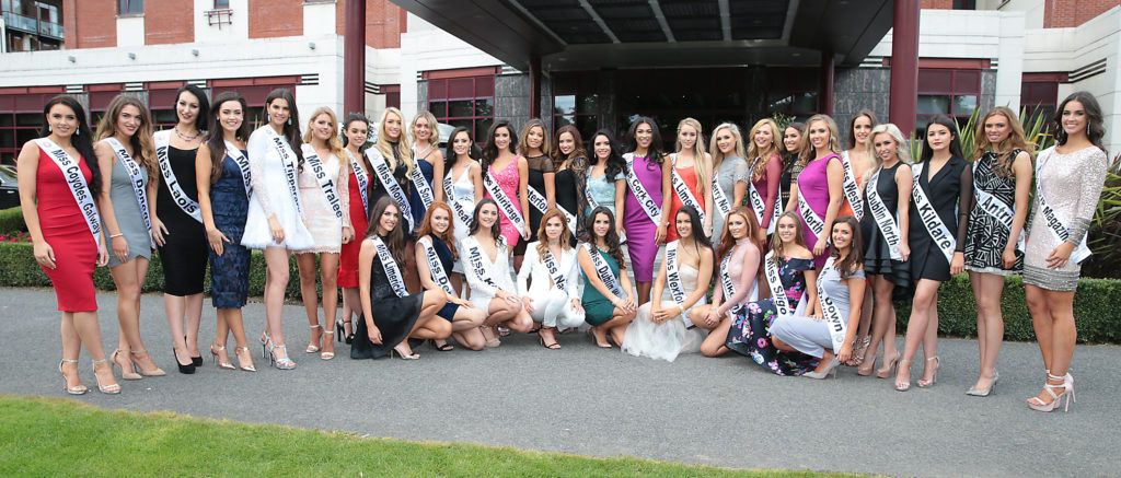 Finalists pictured at the preview of finalists for in the Miss Ireland 2016 Competition (Pictures by Brian McEvoy).