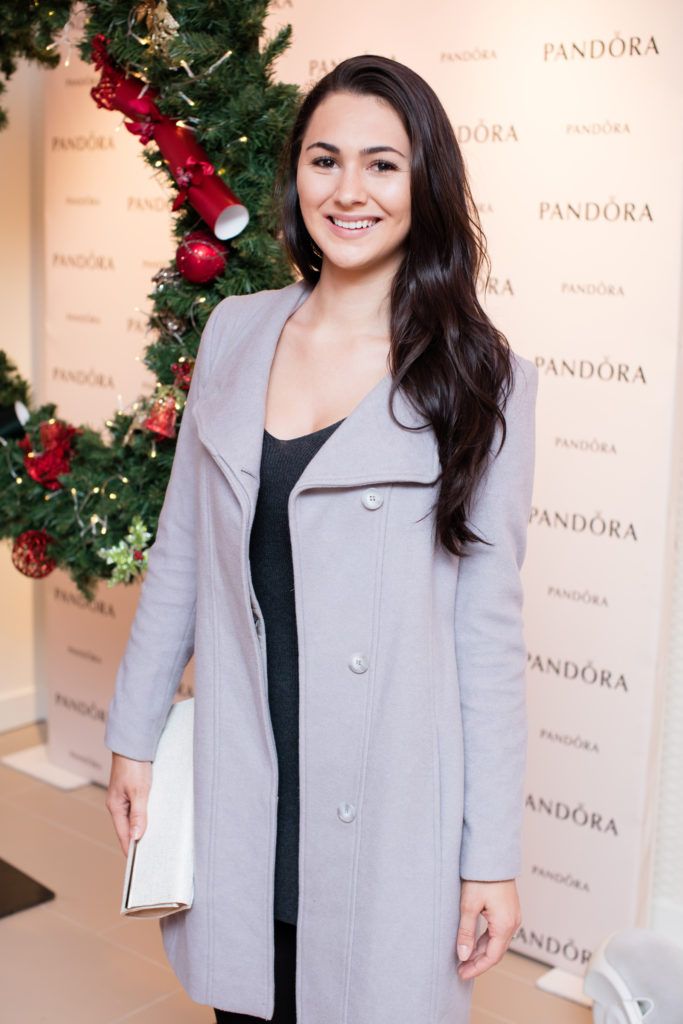 Katherine Schroeter pictured at the Pandora Christmas press event which celebrated the launch of the new winter 2016 collection, held at PANDORA's flagship store on Grafton Street on Thursday, 22 September (Photo by Anthony Woods).
