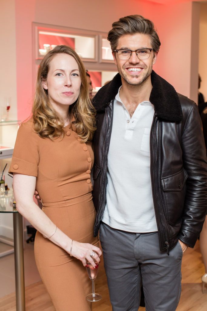 Kendra Connolly and Darren Kennedy pictured at the Pandora Christmas press event which celebrated the launch of the new winter 2016 collection, held at PANDORA's flagship store on Grafton Street on Thursday, 22 September (Photo by Anthony Woods).
