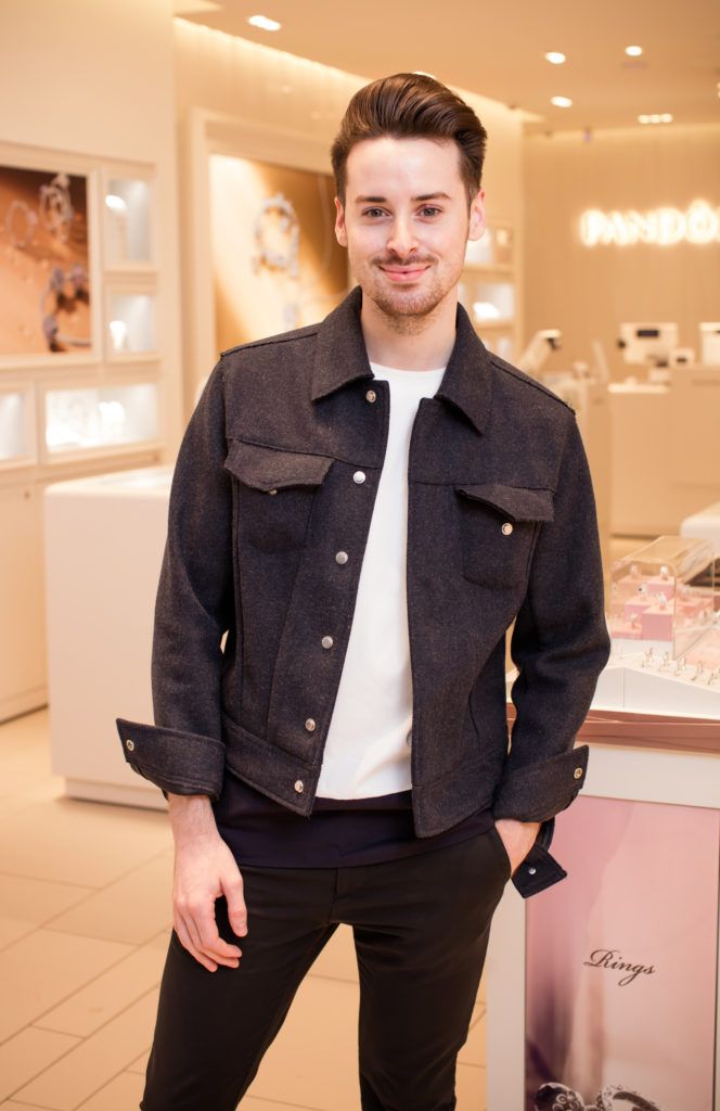 Brian Conway pictured at the Pandora Christmas press event which celebrated the launch of the new winter 2016 collection, held at PANDORA's flagship store on Grafton Street on Thursday, 22 September (Photo by Anthony Woods).
