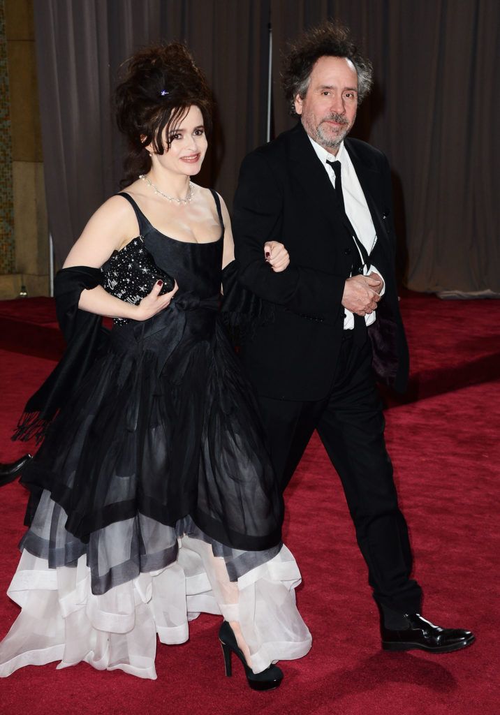 Helena Bonham Carter and Tim Burton: Called time on their 13 year relationship after making six films together. She has described feeling 'massive grief' when it ended (Photo by Frazer Harrison/Getty Images).