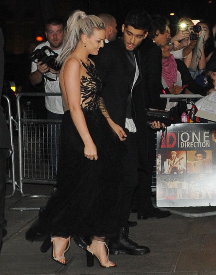 Zayn Malik and Perrie Edwards: Both part of X Factor band successes, the couple first got together in 2012. They even got engaged but were plagued by rumours of Zayn cheating (Photo by WENN.com).