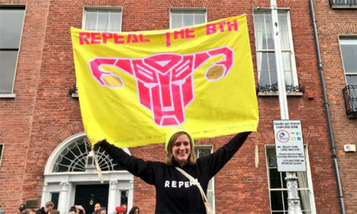 The wittiest signs and banners from Saturday's March for Choice
