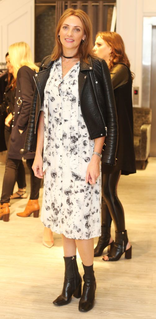 Ingrid Hoey pictured in Dunnes Stores on Grafton Street at the launch of Joanne Hynes first collection for Irish retailer Dunnes Stores this morning. Photo Leon Farrell/Photocall Ireland.