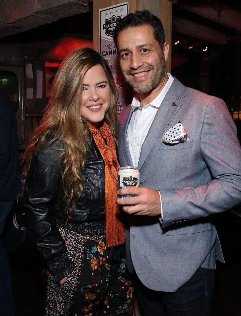 Sofia Delgado and Luis Avilez, pictured at the launch of Franciscan Well Craft Cans Range. Pic. Robbie Reynolds