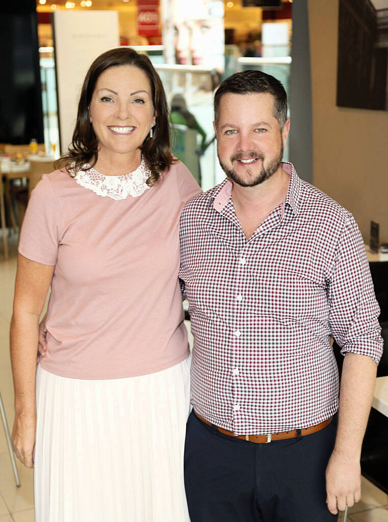 Avril Feeny and Noel Hayes at the Life Made Fabulous Fashion show hosted by Dublin City Council and Debenhams Ireland, organised as part of Dublin City Council's Social Inclusion Week-photo Kieran Harnett