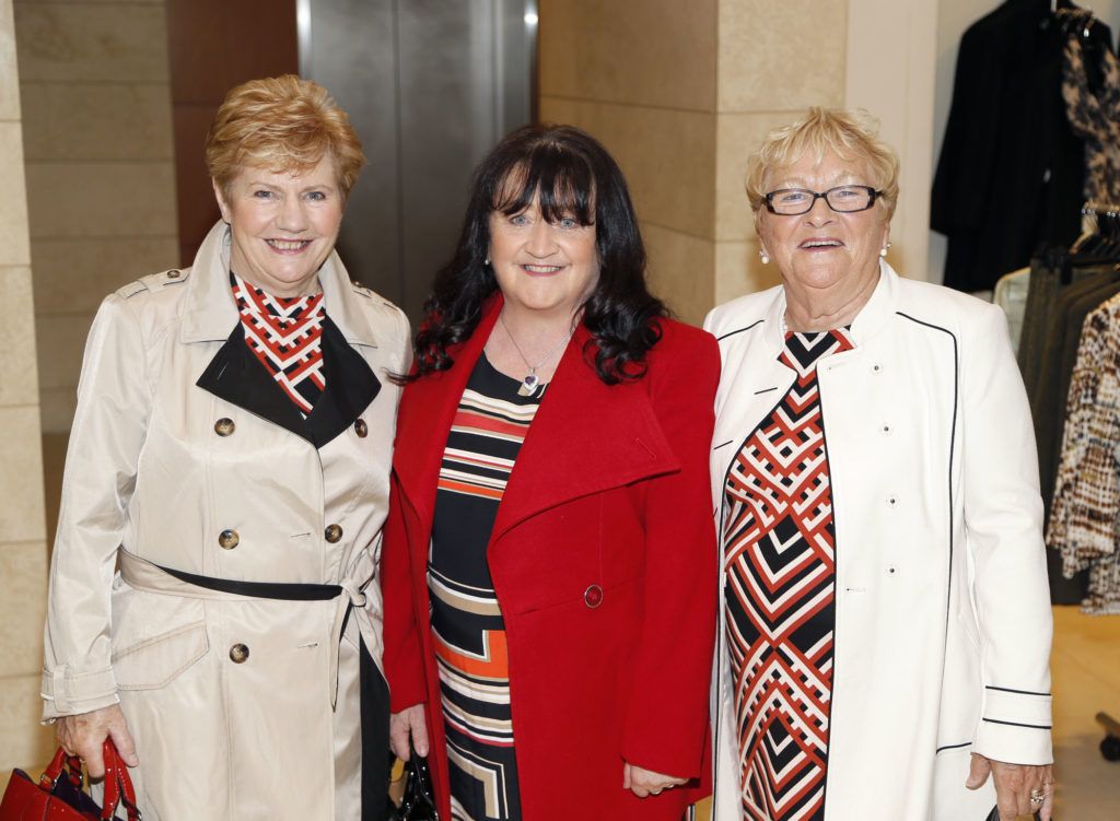 Anne Keane, Mary Poland and Esther Byrne at the Life Made Fabulous Fashion show hosted by Dublin City Council and Debenhams Ireland, organised as part of Dublin City Council's Social Inclusion Week-photo Kieran Harnett