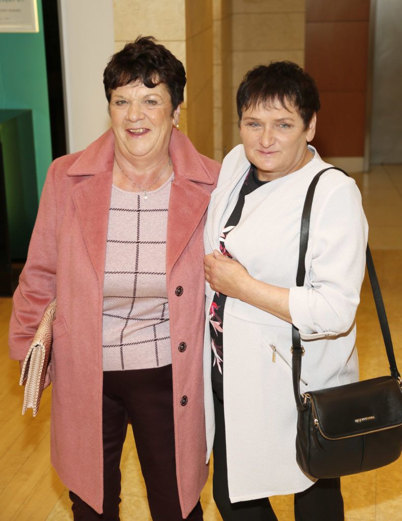 Esther McGrath and Liz O'Connor at the Life Made Fabulous Fashion show hosted by Dublin City Council and Debenhams Ireland, organised as part of Dublin City Council's Social Inclusion Week-photo Kieran Harnett