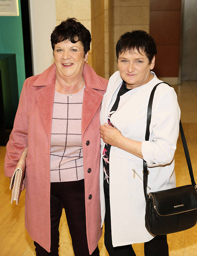 Esther McGrath and Liz O'Connor at the Life Made Fabulous Fashion show hosted by Dublin City Council and Debenhams Ireland, organised as part of Dublin City Council's Social Inclusion Week-photo Kieran Harnett