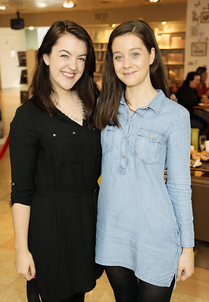 Jen Glynn and Lauren O'Hanlon at the Life Made Fabulous Fashion show hosted by Dublin City Council and Debenhams Ireland, organised as part of Dublin City Council's Social Inclusion Week-photo Kieran Harnett