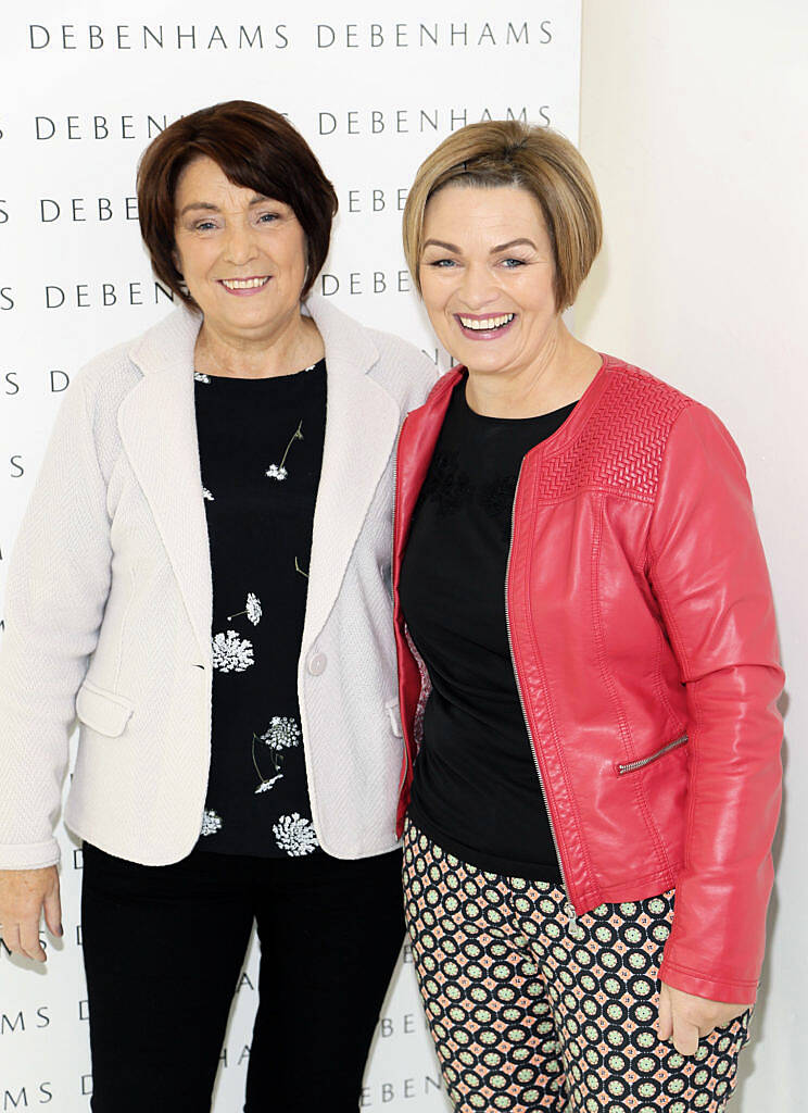 Phil Riordan and Lucy Donlon at the Life Made Fabulous Fashion show hosted by Dublin City Council and Debenhams Ireland, organised as part of Dublin City Council's Social Inclusion Week-photo Kieran Harnett