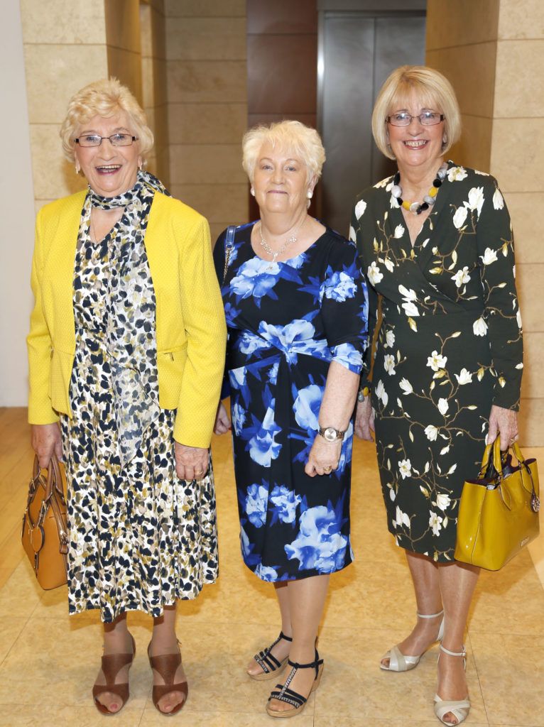 Sylvia Walsh, Eileen Adams and Deirdre Mulready at the Life Made Fabulous Fashion show hosted by Dublin City Council and Debenhams Ireland, organised as part of Dublin City Council's Social Inclusion Week-photo Kieran Harnett