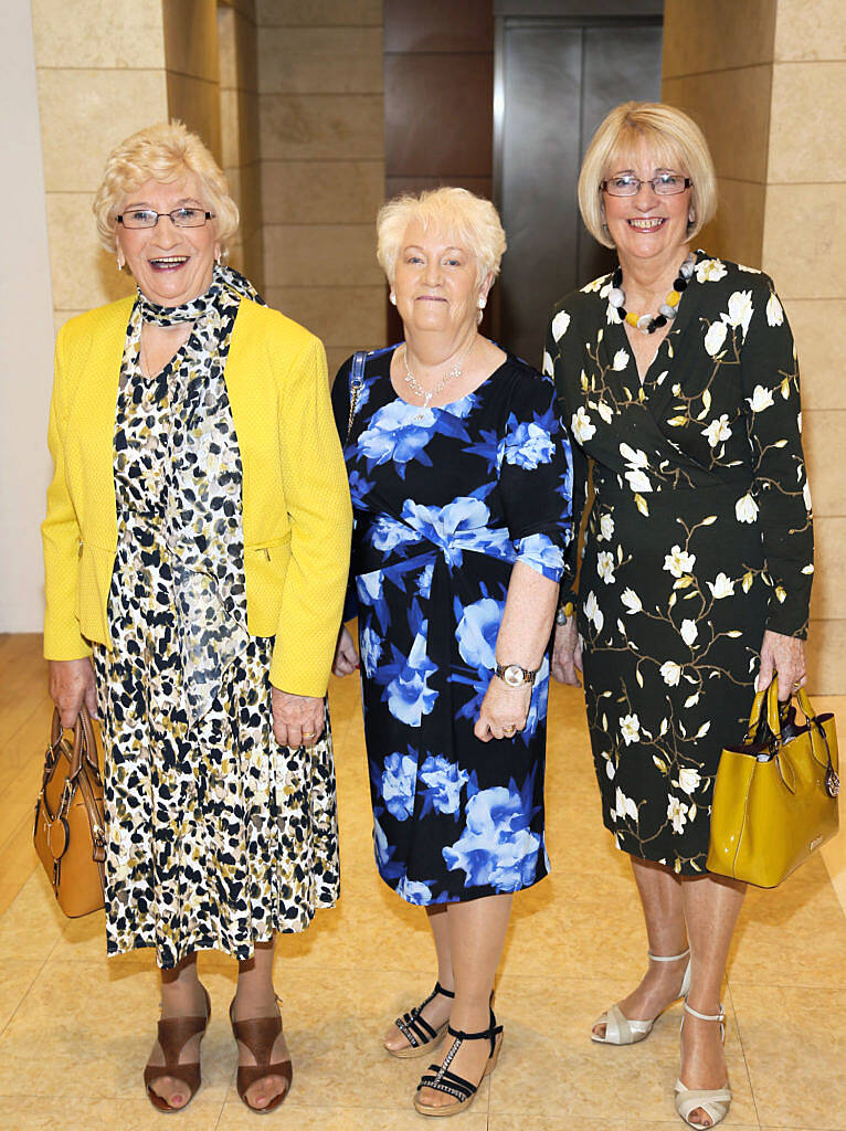 Sylvia Walsh, Eileen Adams and Deirdre Mulready at the Life Made Fabulous Fashion show hosted by Dublin City Council and Debenhams Ireland, organised as part of Dublin City Council's Social Inclusion Week-photo Kieran Harnett