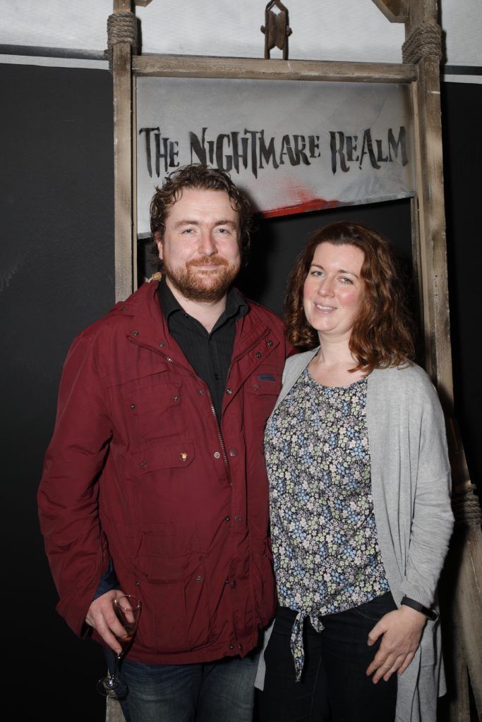 Pictured at the VIP Preview Night of The Nightmare Realm Dublin is Paddy Dunne and Laura Fennell. Picture Conor McCabe Photography.