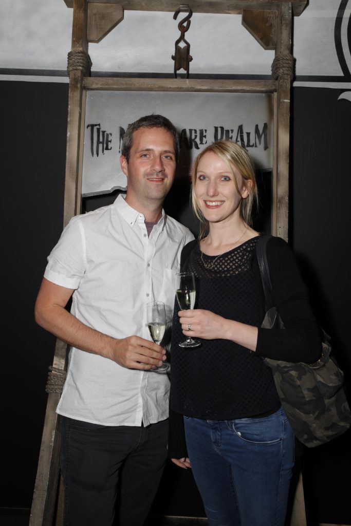 Pictured at the VIP Preview Night of The Nightmare Realm Dublin is Adam and Lianne Traynor. Picture Conor McCabe Photography.