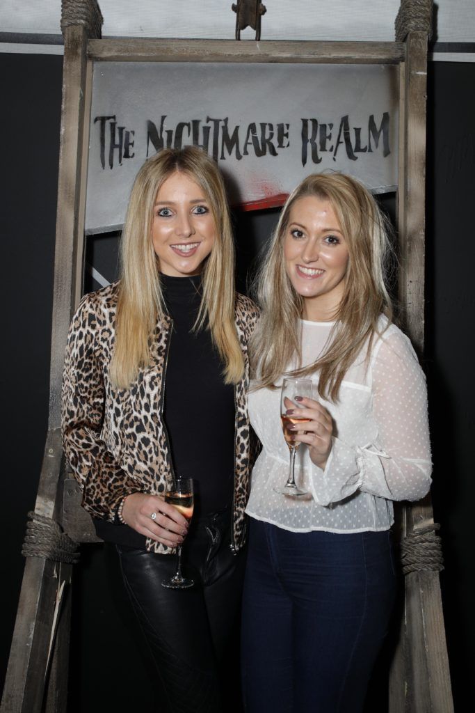 Pictured at the VIP Preview Night of The Nightmare Realm Dublin is Cara McAllister and Alex Copeland. Picture Conor McCabe Photography.