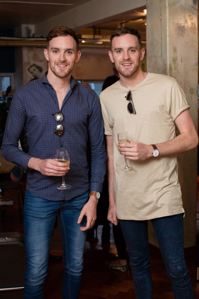 Patrick and John Heenan pictured at the launch of the ‘Moda’ created by Dulux pop up style event at The Drury buildings. People can attend the style pop up 30th Sept - 1st Oct.  Photo: Anthony Woods.