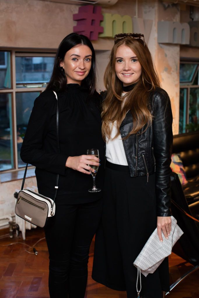 Fiona Fitzsimons and Laura Jordan pictured at the launch of the ‘Moda’ created by Dulux pop up style event at The Drury buildings. People can attend the style pop up 30th Sept - 1st Oct.  Photo: Anthony Woods.